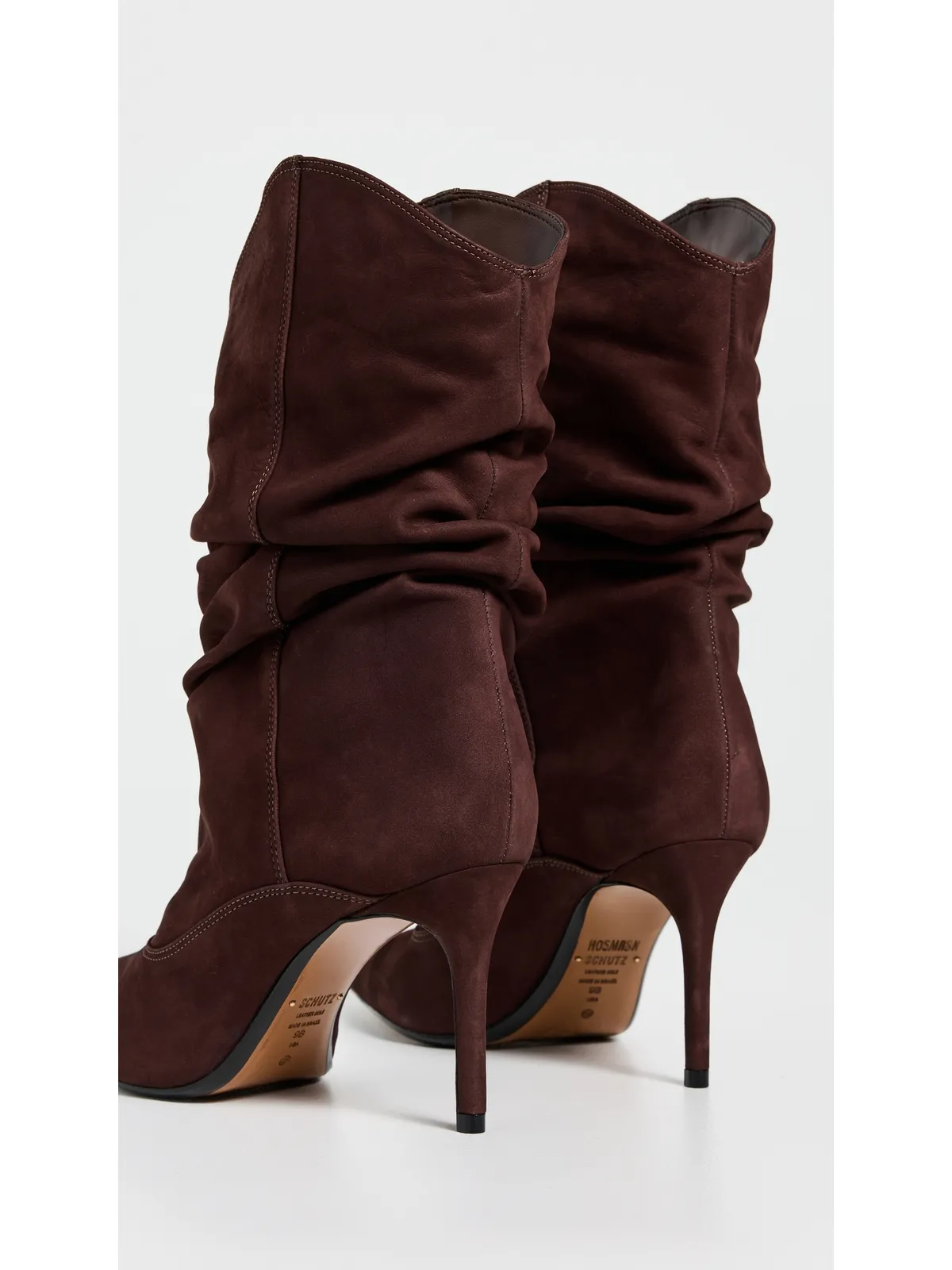 Schutz Maryana Slouch Boots Root Brown - 画像4