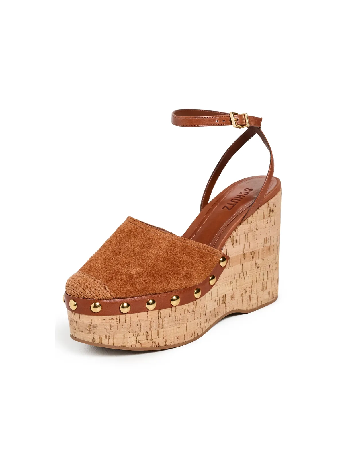 Schutz Kayana ウェッジサンダル コニャック - 画像1