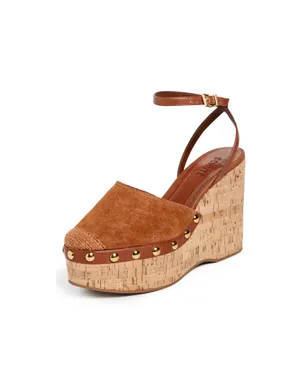 Schutz Kayana ウェッジサンダル コニャック - サムネイル1