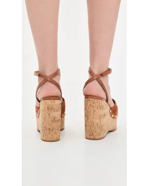 Schutz Kayana ウェッジサンダル コニャック - サムネイル5
