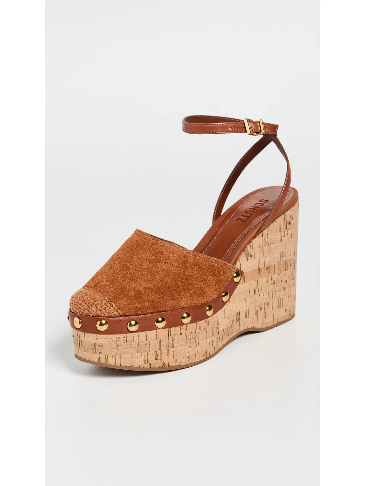 Schutz Kayana ウェッジサンダル コニャック - 画像2