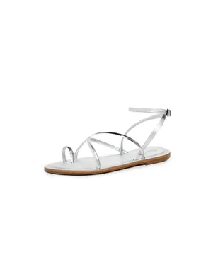 Schutz Valeria Sandals Prata 5 - サムネイル1