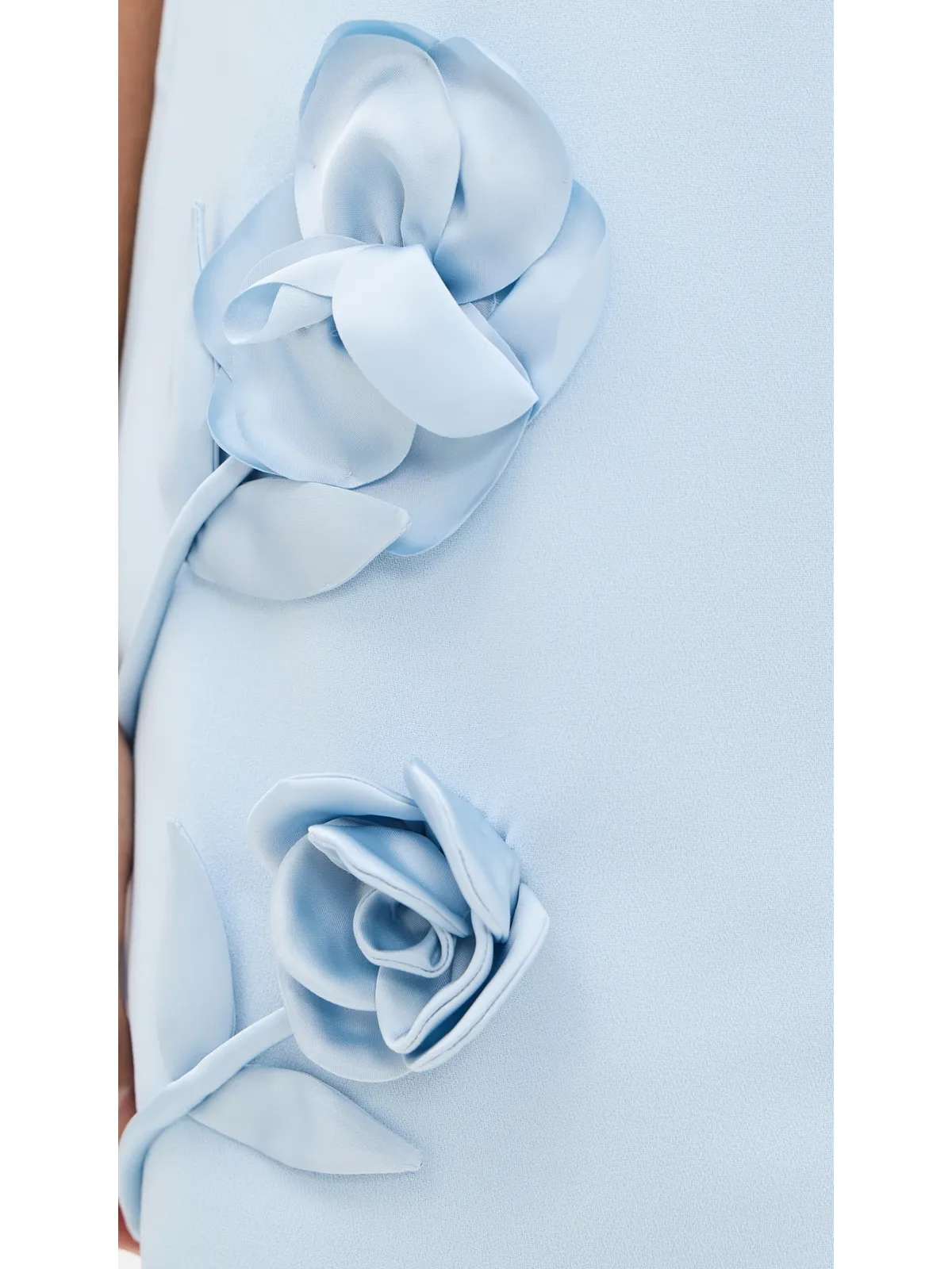 Self Portrait 花柄ミニドレス ブルー - 画像6