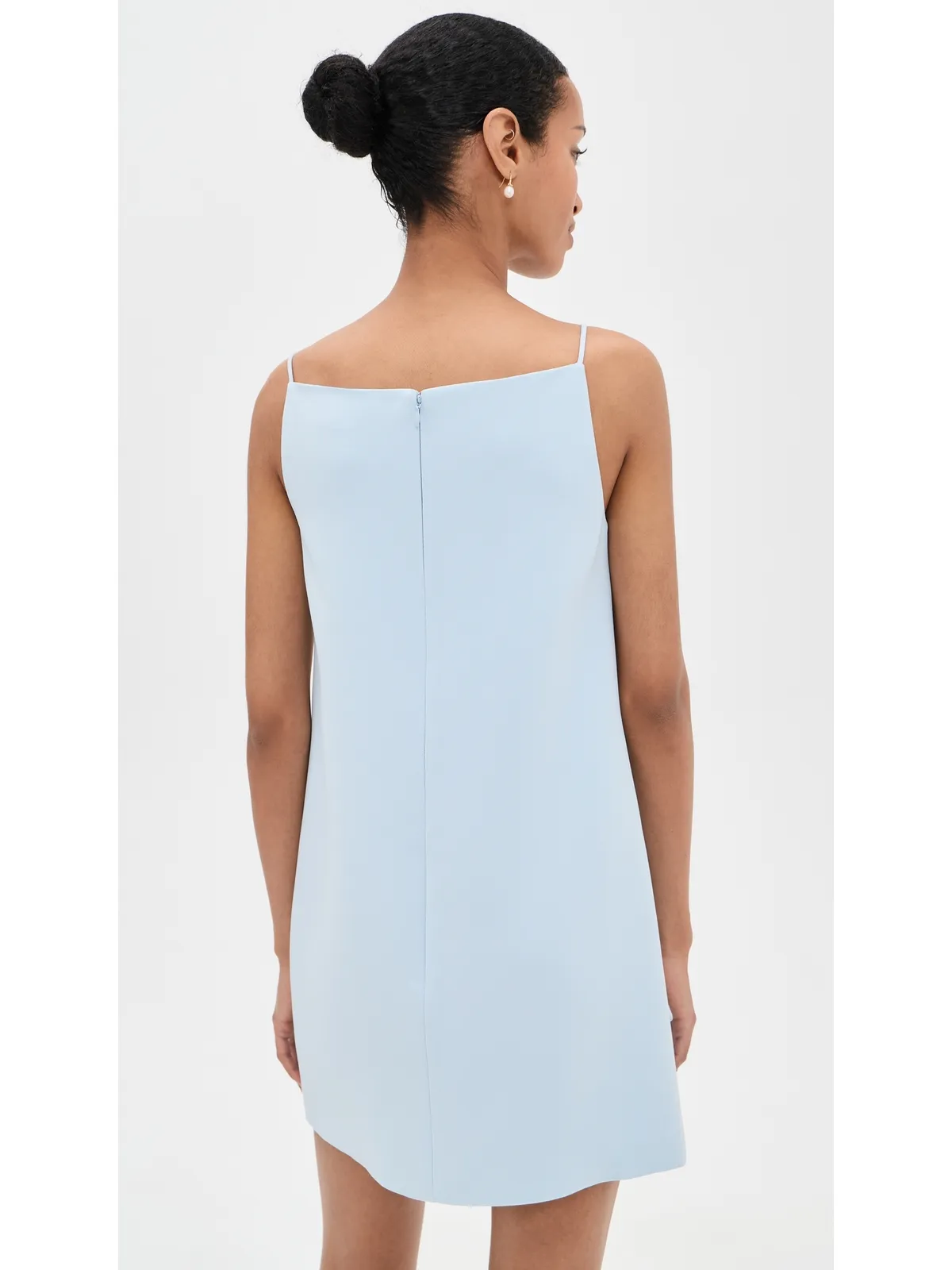 Self Portrait 花柄ミニドレス ブルー - 画像3