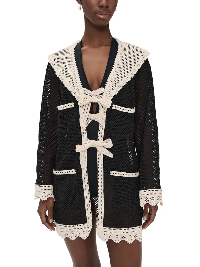 Sea Sea Kendall クロシェ編みカバーアップの商品画像