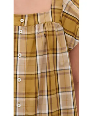 Sea Copeland Plaid Mini Dress - サムネイル6