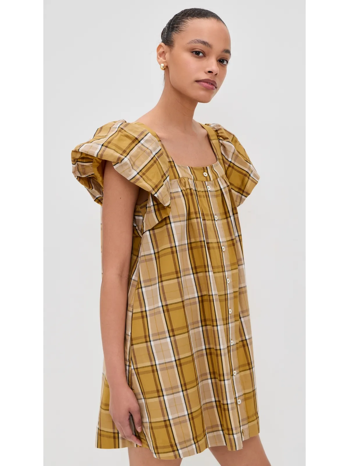 Sea Copeland Plaid Mini Dress - 画像4