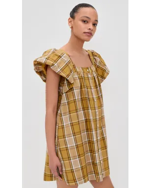 Sea Copeland Plaid Mini Dress - サムネイル4