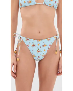 Sea Freya Embroidered Tied Bikini Bottoms Multi - サムネイル2