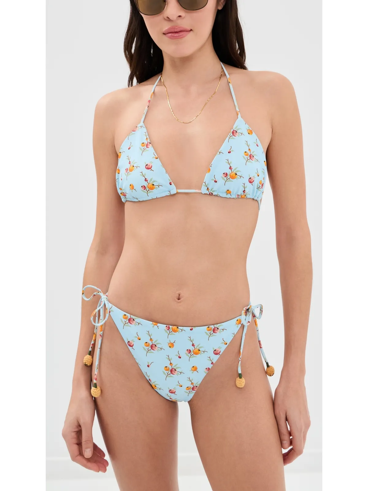 Sea Freya Embroidered Tied Bikini Bottoms Multi - 画像4
