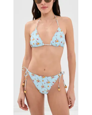 Sea Freya Embroidered Tied Bikini Bottoms Multi - サムネイル4