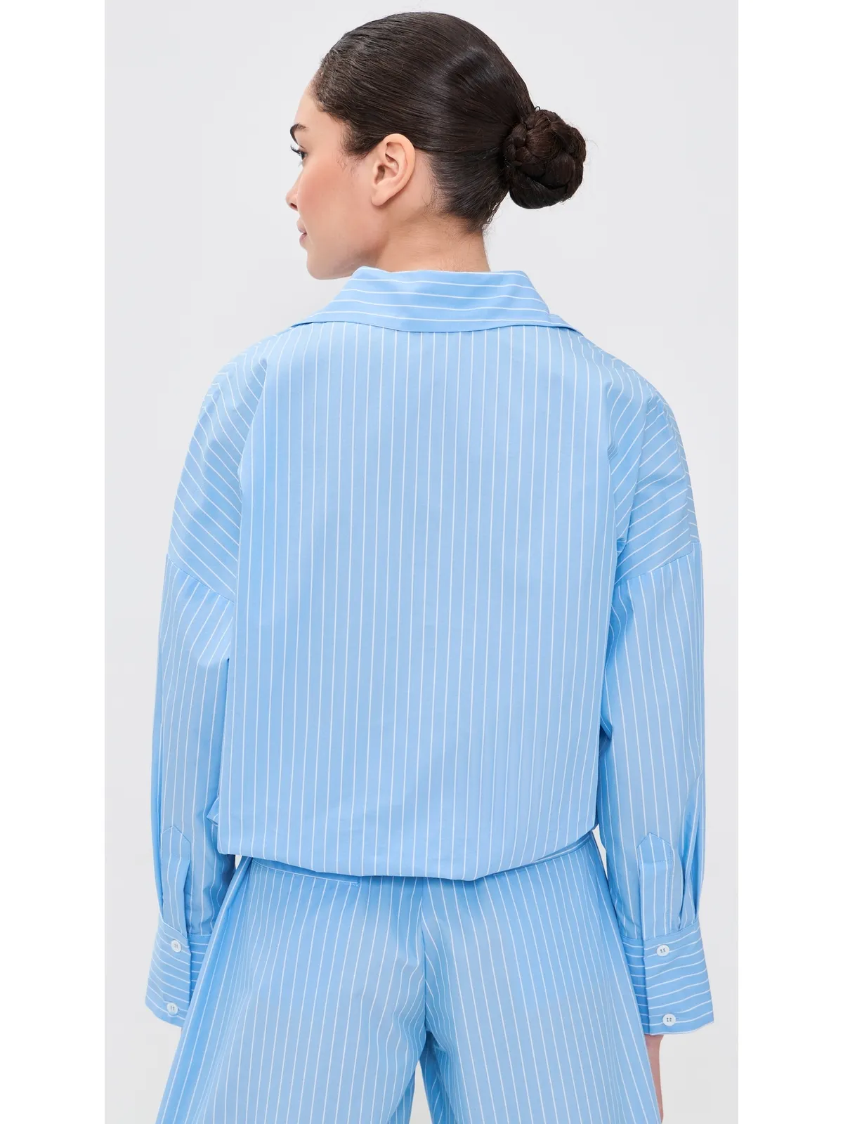Secular Nora Shirt Blue Stripe - 画像3