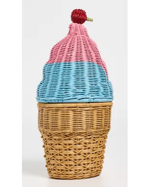 Serpui Gelato ウィッカー クラッチ - サムネイル2
