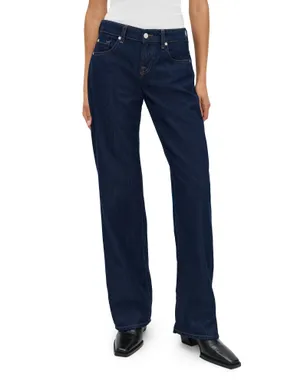 7 For All Mankind フランクリン ロー・ストレート ジーンズ - サムネイル1