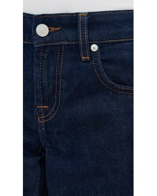 7 For All Mankind フランクリン ロー・ストレート ジーンズ - サムネイル6