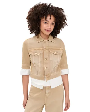 7 For All Mankind ダブルレイヤー トラッカー ジャケット - サムネイル1