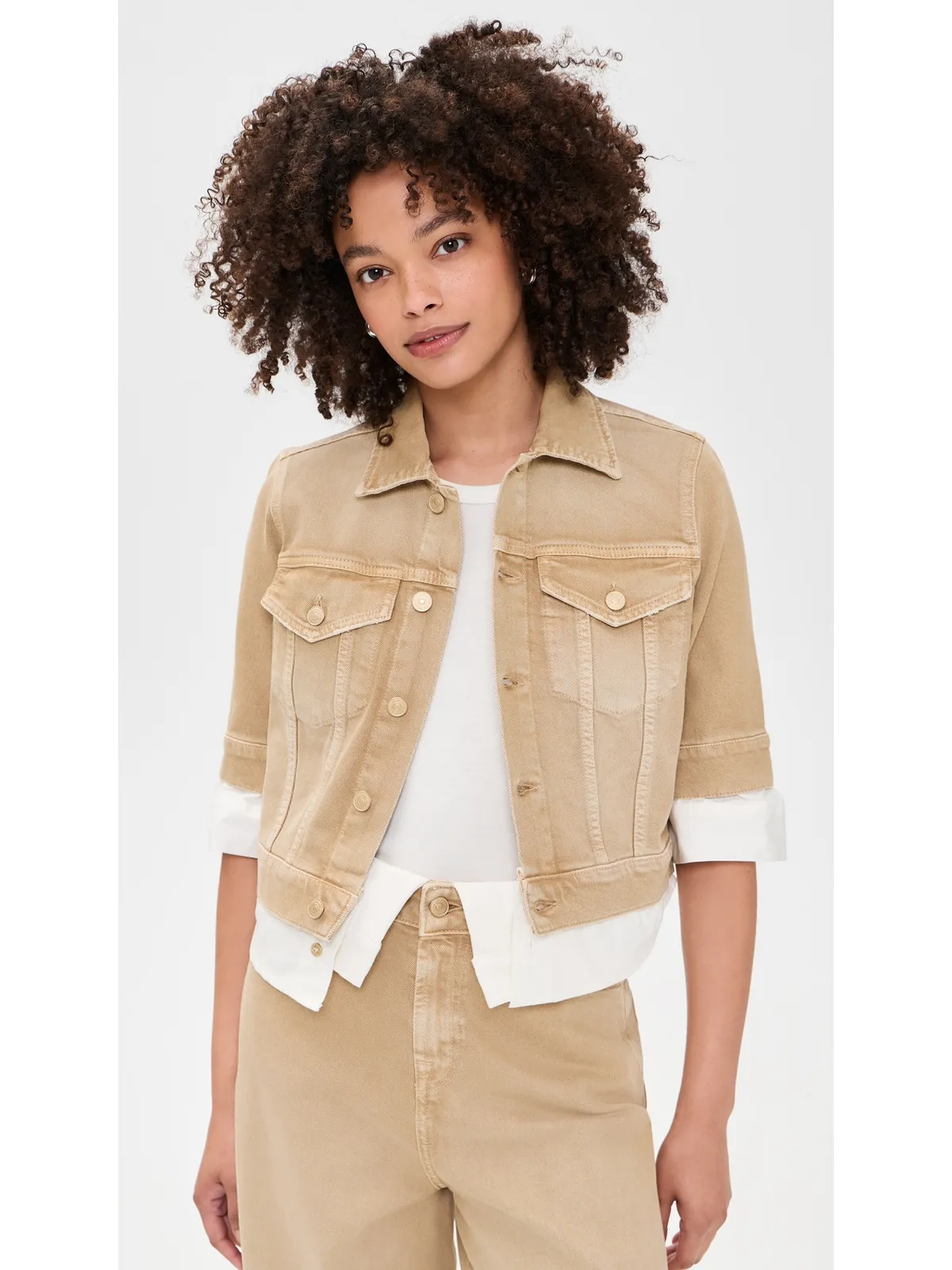 7 For All Mankind ダブルレイヤー トラッカー ジャケット - 画像2