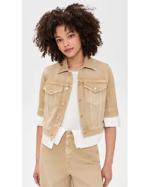 7 For All Mankind ダブルレイヤー トラッカー ジャケット - サムネイル2