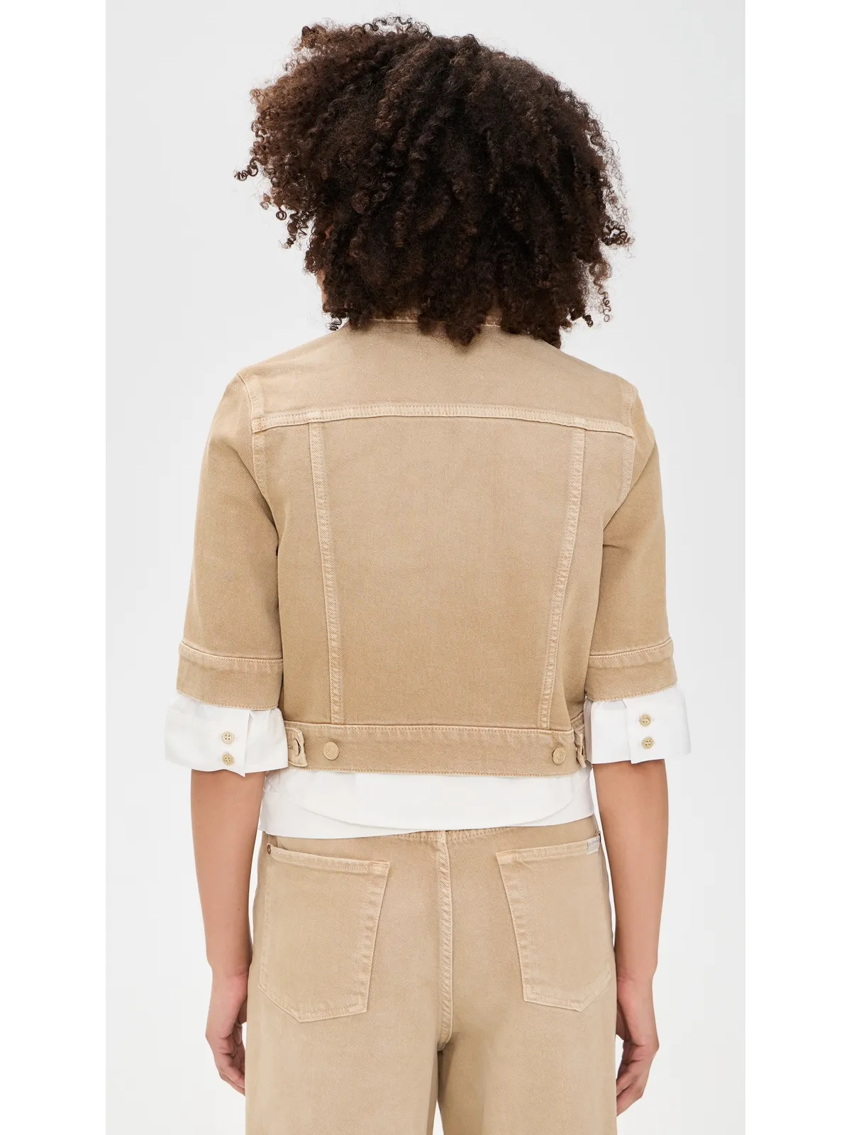7 For All Mankind ダブルレイヤー トラッカー ジャケット - 画像3