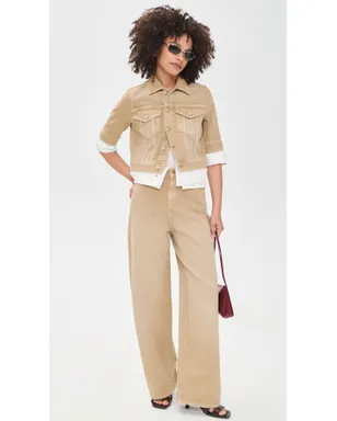 7 For All Mankind ダブルレイヤー・スロウチー・ワイドレッグジーンズ - サムネイル5