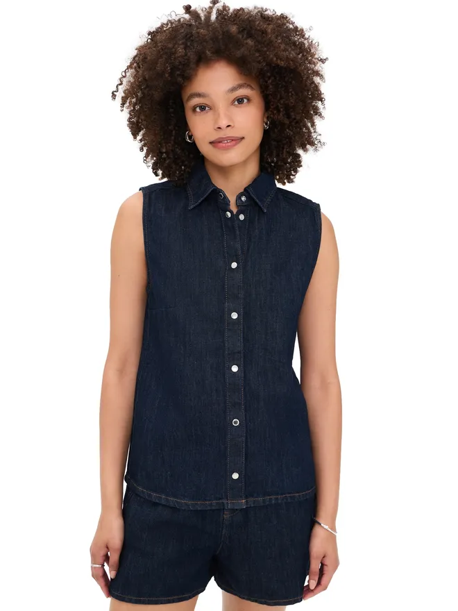 7 For All Mankind 7 For All Mankind ノースリーブシャツ ブロッサムの商品画像