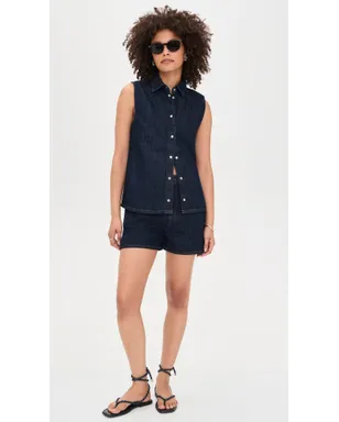 7 For All Mankind ノースリーブシャツ ブロッサム - サムネイル5