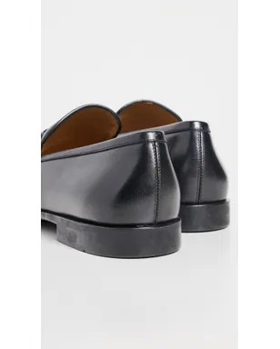 FERRAGAMO フォスター ローファー ブラック カーフレザー - サムネイル3
