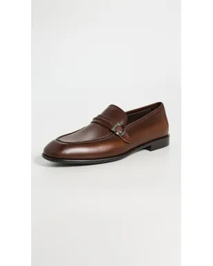FERRAGAMO テレンス レザー ローファー ベージュ/ブラウン - サムネイル2