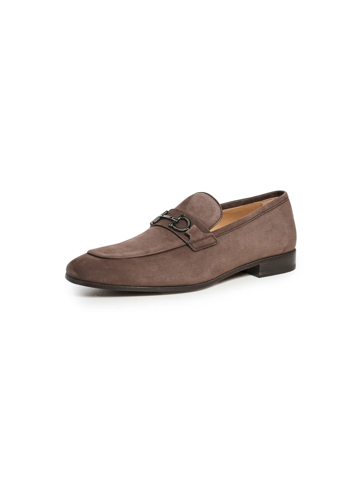 FERRAGAMO Balty ヌバック ローファー - 画像1