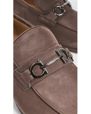 FERRAGAMO Balty ヌバック ローファー - サムネイル5