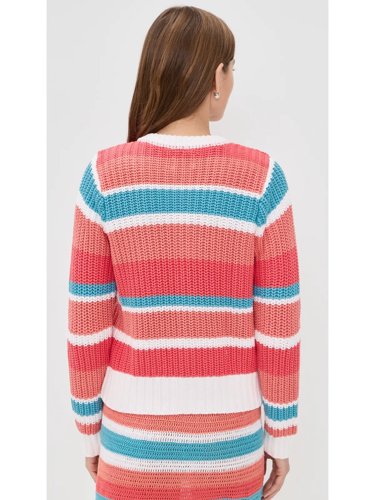 Show Me Your Mumu Camden カーディガン Cabana Stripe Knit M - 画像3