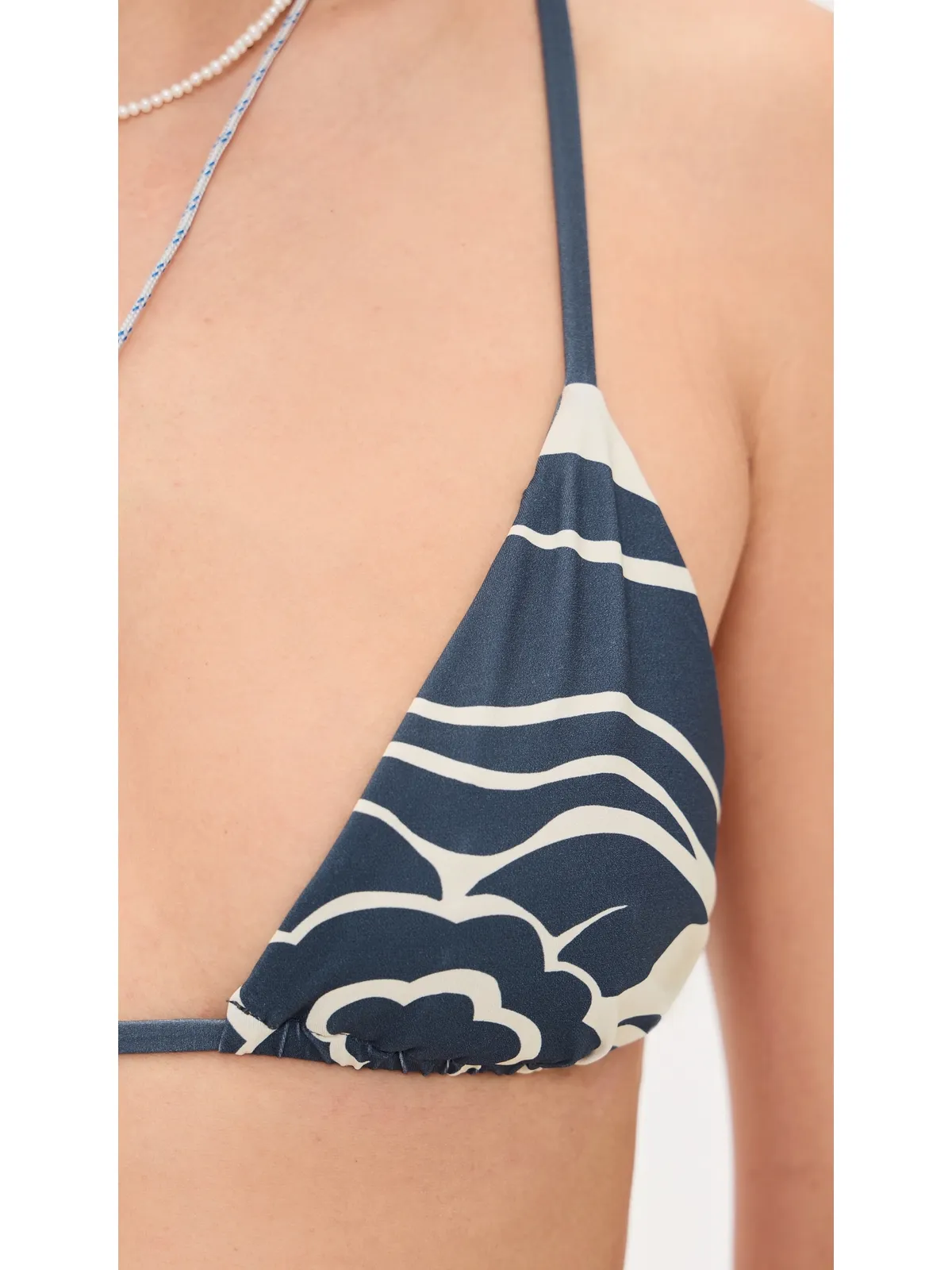 SIR. Lilou String Triangle Top Liora Charcoal Blue - 画像6