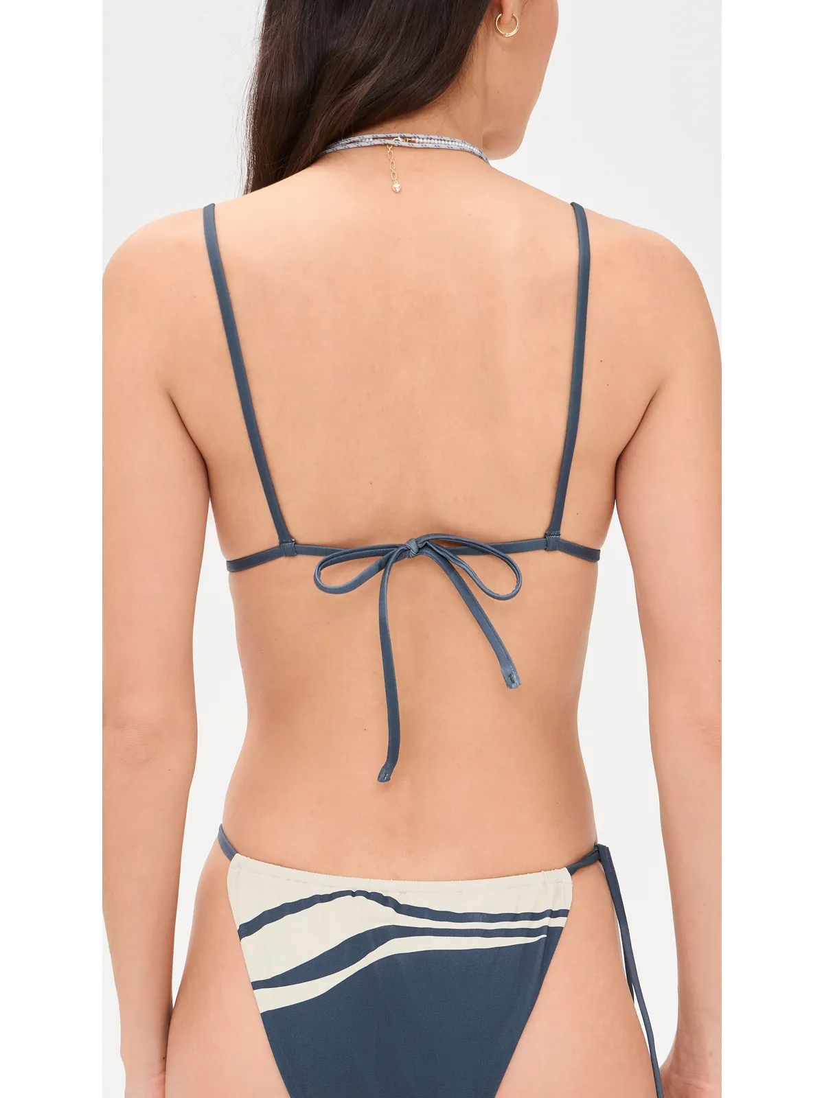 SIR. Lilou String Triangle Top Liora Charcoal Blue - 画像3