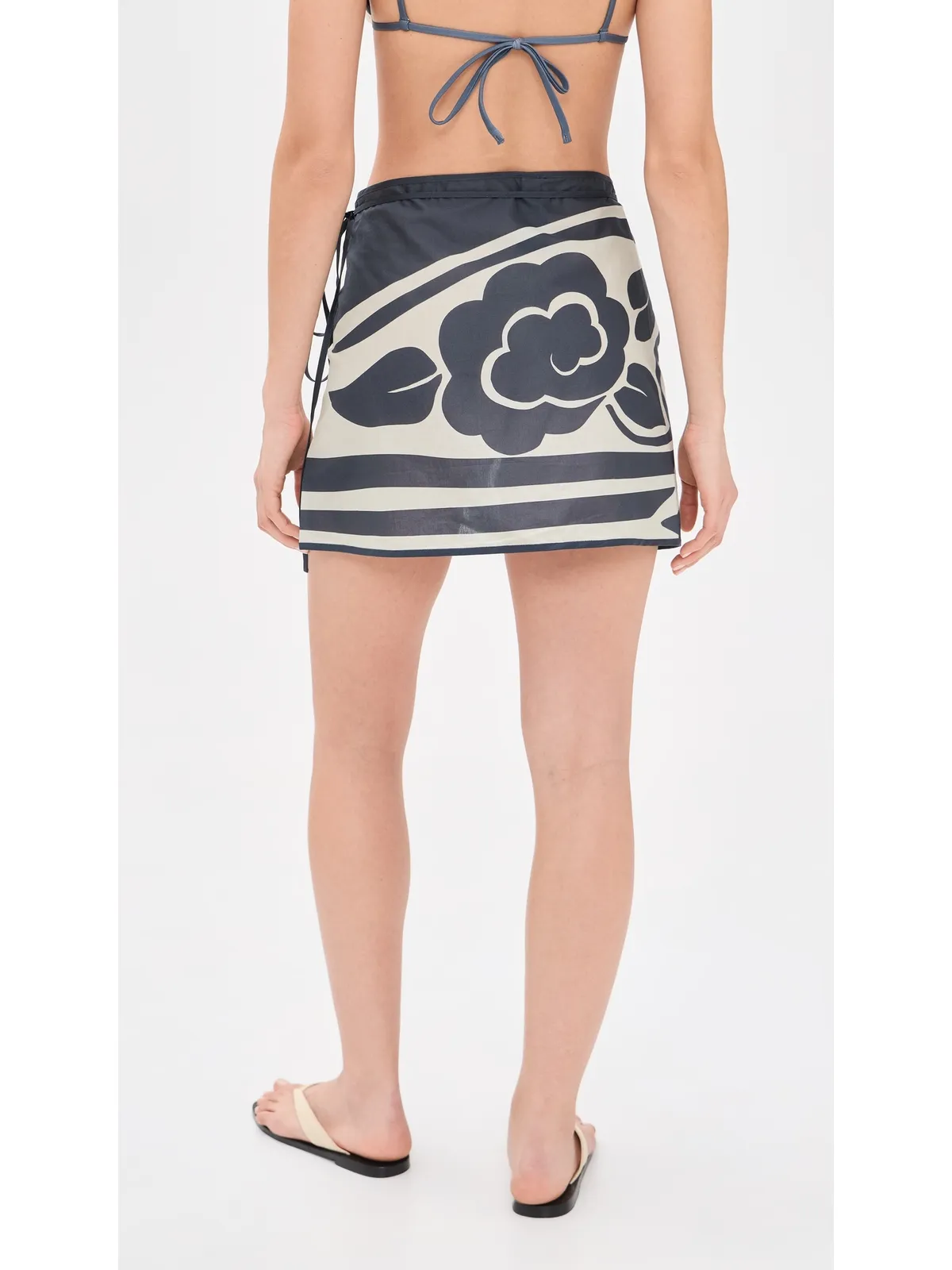 SIR. Lilou Sarong Liora Charcoal Blue - 画像3