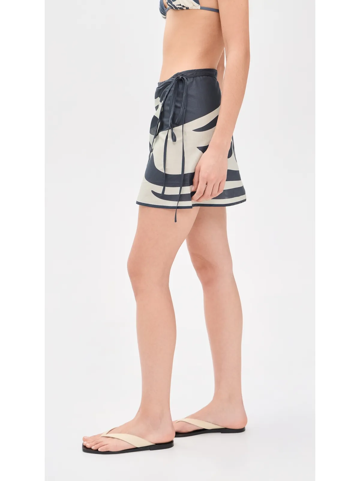 SIR. Lilou Sarong Liora Charcoal Blue - 画像4
