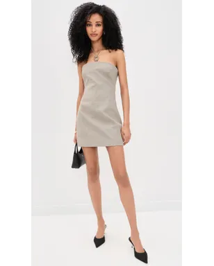 SIR. Solene Halter Mini Dress グレー杢 - サムネイル5