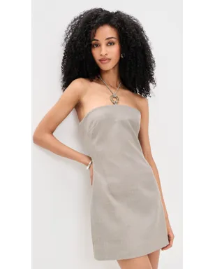 SIR. Solene Halter Mini Dress グレー杢 - サムネイル2