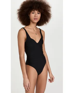 solido アンダーワイヤー入り シャーリング ワンピース水着 - サムネイル5