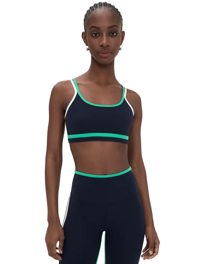 Splits59 Splits59 Eva Rigor ダブルストラップ ブラ Indigo/Spearmintの商品画像