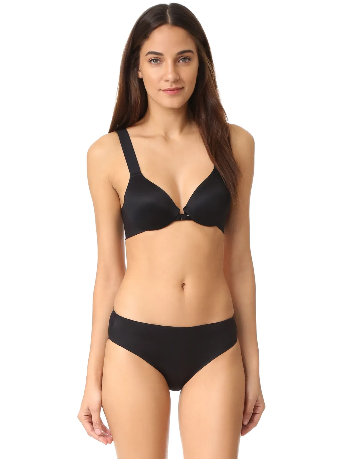 SPANX Bra-llelujah! ライト入りフルカバレッジ ブラジャー ブラック - 画像1