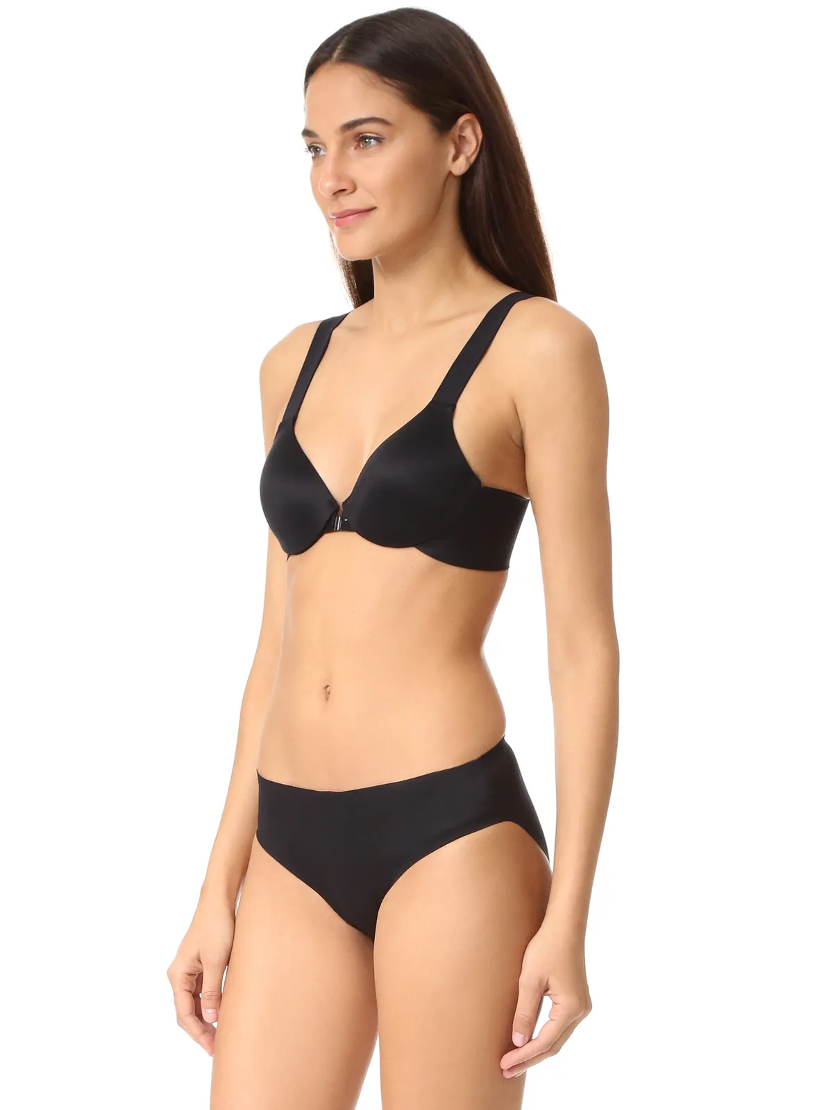 SPANX Bra-llelujah! ライト入りフルカバレッジ ブラジャー ブラック - 画像4