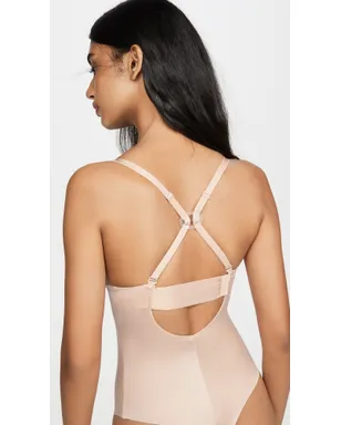 SPANX SPANXshape Suit Your Fancy プランジ ロー・バック タンガ ボディースーツ - サムネイル5
