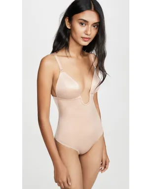 SPANX SPANXshape Suit Your Fancy プランジ ロー・バック タンガ ボディースーツ - サムネイル2