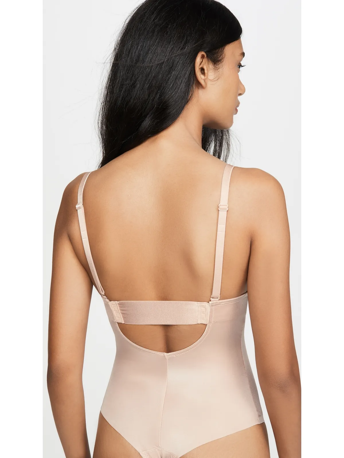 SPANX SPANXshape Suit Your Fancy プランジ ロー・バック タンガ ボディースーツ - 画像3