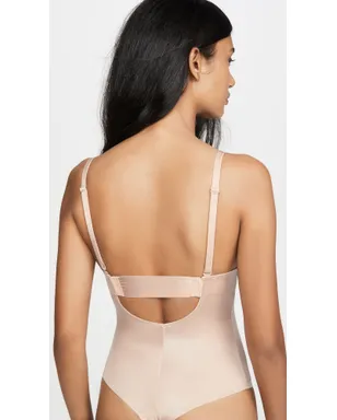 SPANX SPANXshape Suit Your Fancy プランジ ロー・バック タンガ ボディースーツ - サムネイル3
