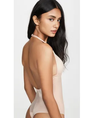 SPANX SPANXshape Suit Your Fancy プランジ ロー・バック タンガ ボディースーツ - サムネイル4