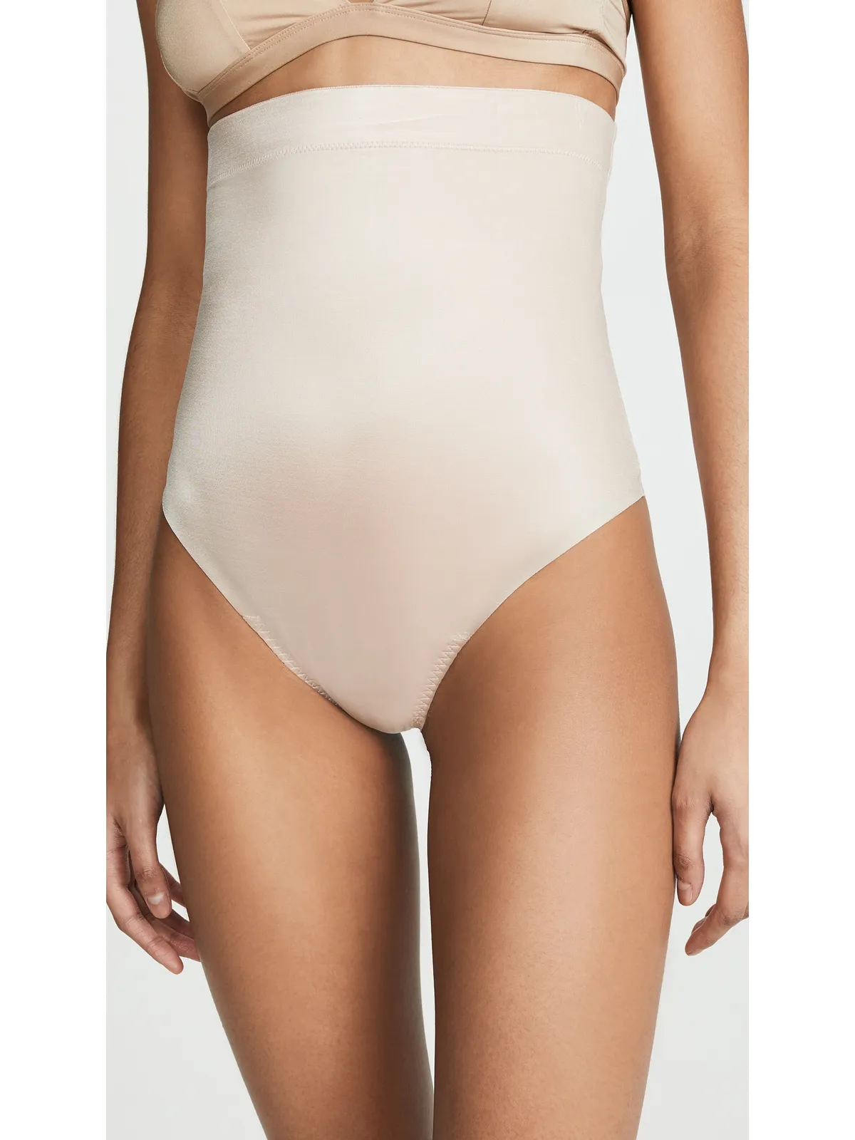 SPANX Suit Your Fancy High-Waisted Thong Champagne Beige - 画像2