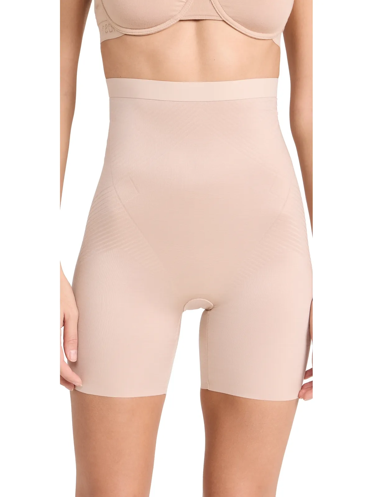 SPANX ハイウェスト ミッド丈ショーツ - 画像1