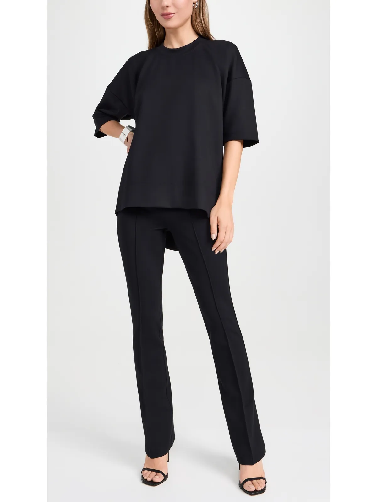 SPANX マイクロフレア パーフェクトパンツ クラシックブラック - 画像5