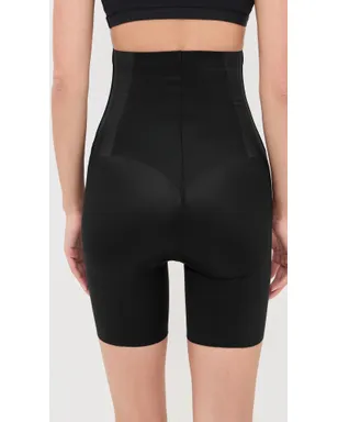 SPANX ハイウエスト ミッド丈ショーツ Very Black - サムネイル3